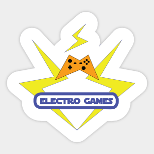 Electro games Sticker